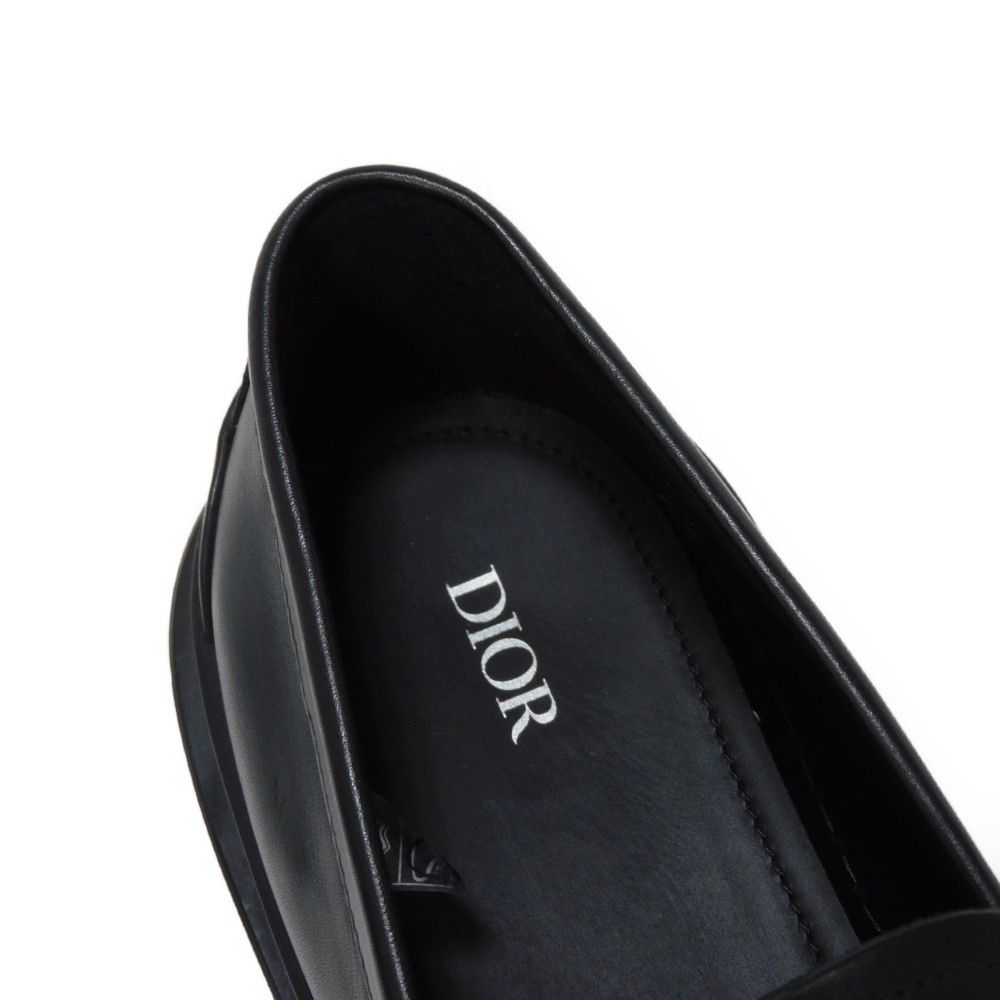 Dior Explorer Loafer Black Smooth Calfskin and Beige and