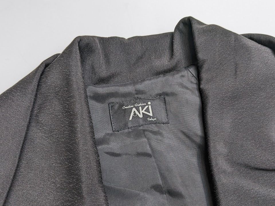 Creative Fashion Aki Tokyo シルク 100％ ロングコート スプリング 