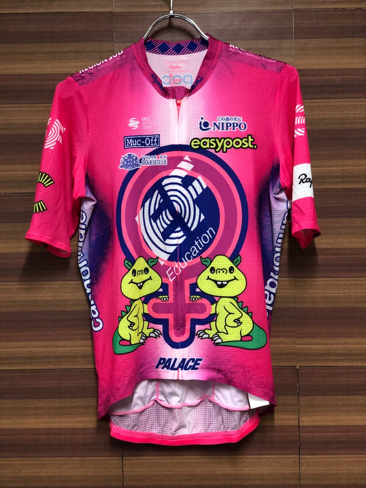 Rapha EF チームジャージ ホワイト/ピンク　Large　L Rapha EF チームジャージ ホワイト/ピンク Large L Rapha EF