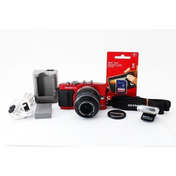 美品 E-PL6 OLYMPUS PEN Lite レッド 即日発送 ミラーレス一眼 OLYMPUS 本体 あすつく 土日祝発送OK 美品OLYMPUS PEN Lite E-PL6ミラーレス一眼カメラ レッド 中古