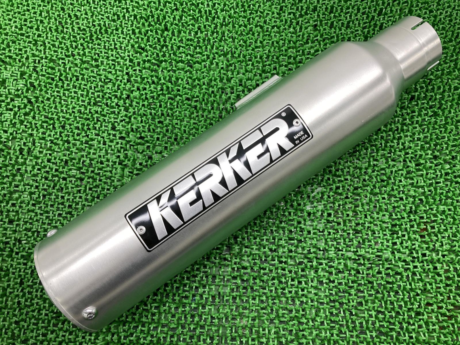 KERKER製FZR1000 サイレンサーマフラー 右 在庫有 即納 社外 新品 バイク 部品 3GM アルミ Kシステム 差込径2インチ用 人気のシスK 未使用:22312339