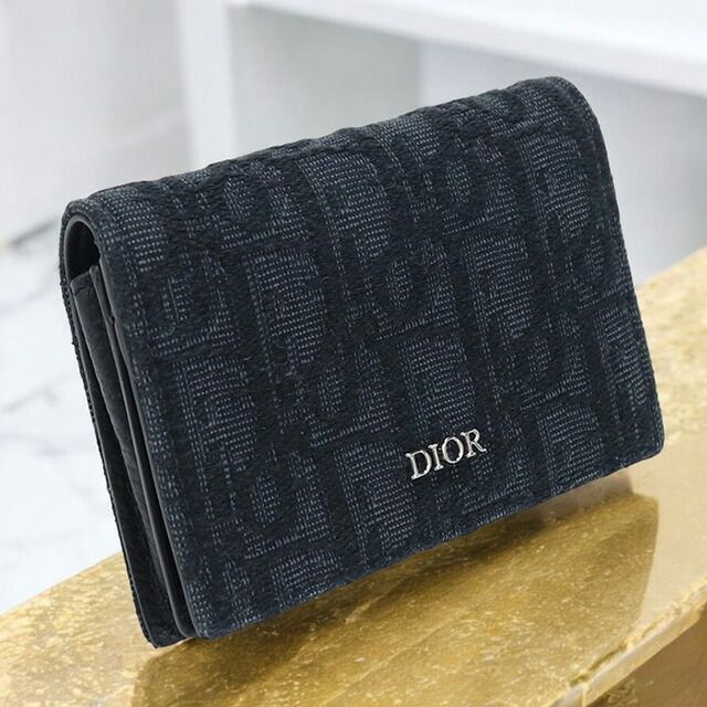 ディオール 名刺入れ メンズ Christian Dior カーフ イタリア