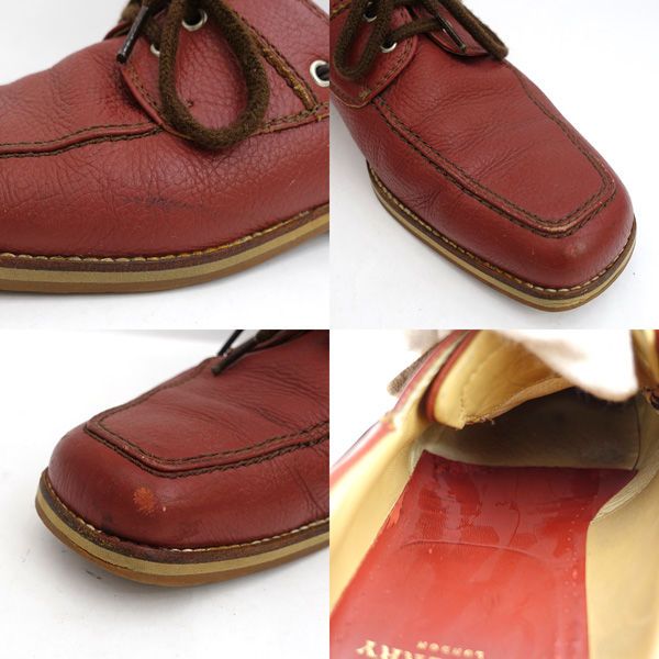 美品 BURBERRY LONDONバーバリー ロンドン レザーデッキシューズ BURBERRY LONDON / バーバリー ロンドン ◇デッキシューズ
