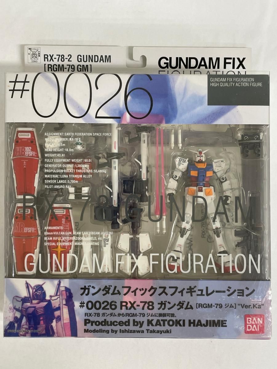 (未使用･未開封品)　GUNDAM FIX FIGURATION  #0026 RX-78 Ver.Ka gsx453j Gundam Fix Figuration #0026 RX-78 Gundam Ver.Ka RGM-79