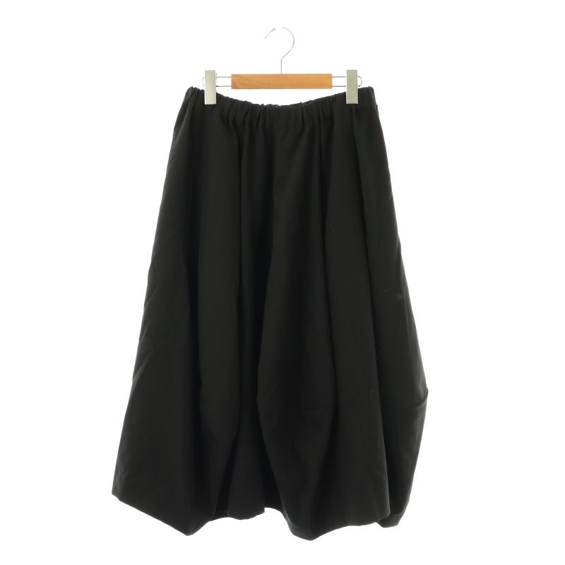 コムデギャルソン XS エステル黒フレアスカート BLACK COMME des GARCONS - BLACK COMME des GARCONS ロング