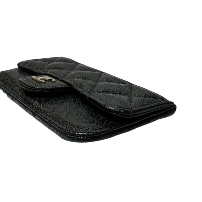 クラシック ジップ カードケース - グレインド シャイニー カーフ