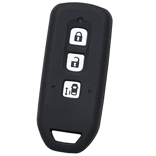 ブラック 【IKT】ホンダ車用 スマートキー用シリコンカバー 3ボタン ブラック/NBOX/NBOXカスタム/NBOXプラス/エヌボックス/エヌボックスカスタム/エヌボックスプラス/など 専用設計でピッタリ！