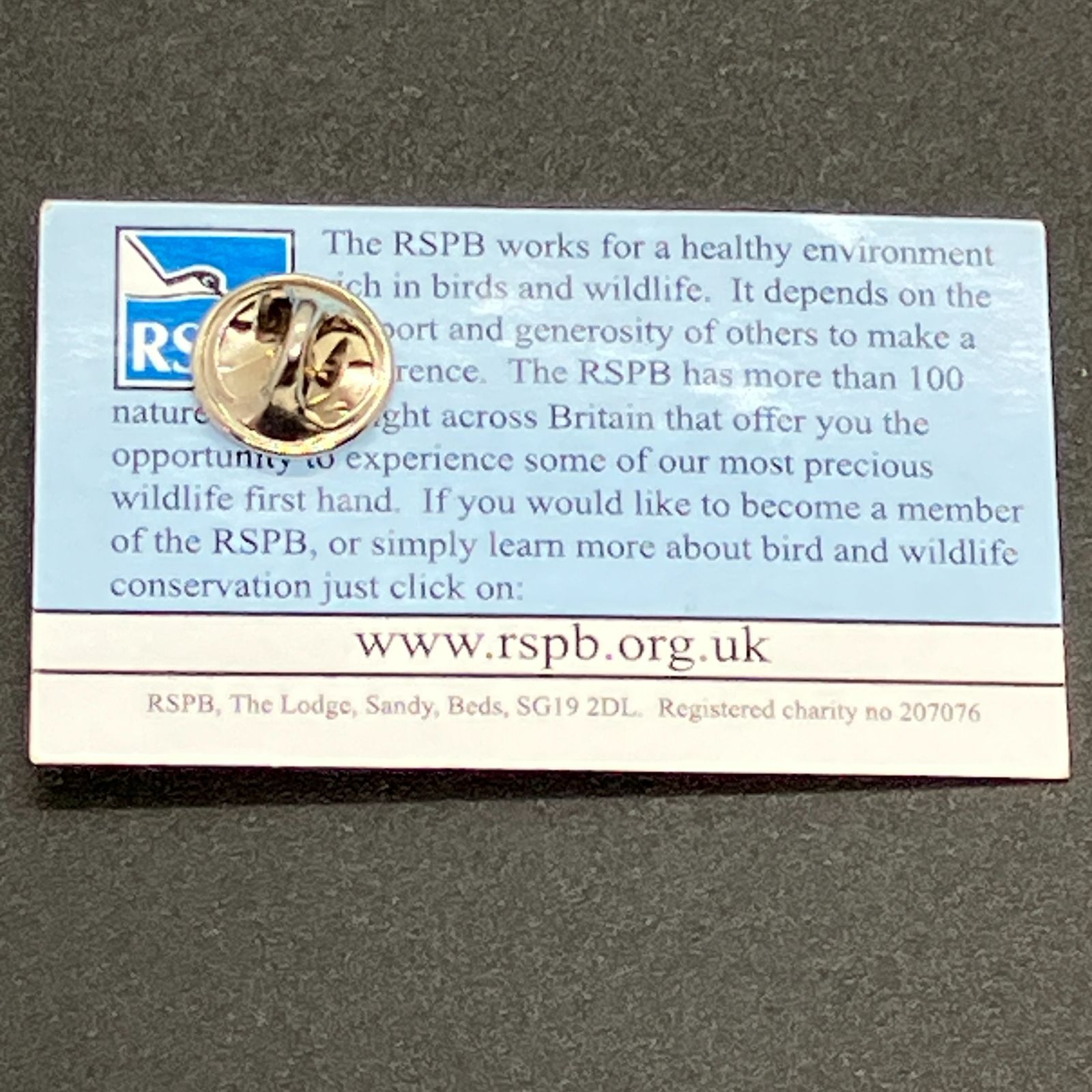 ハリネズミ　ピンバッチ 英国 ブリティシュ ワイルドライフ 『 ハリネズミ （ヘッジホッグ