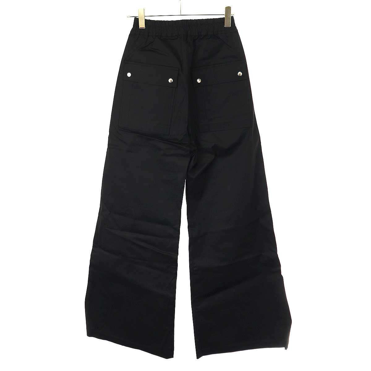 44 RICK OWENS ワイド ベラ パンツ ブラック BELA WIDE PANTS バギー 