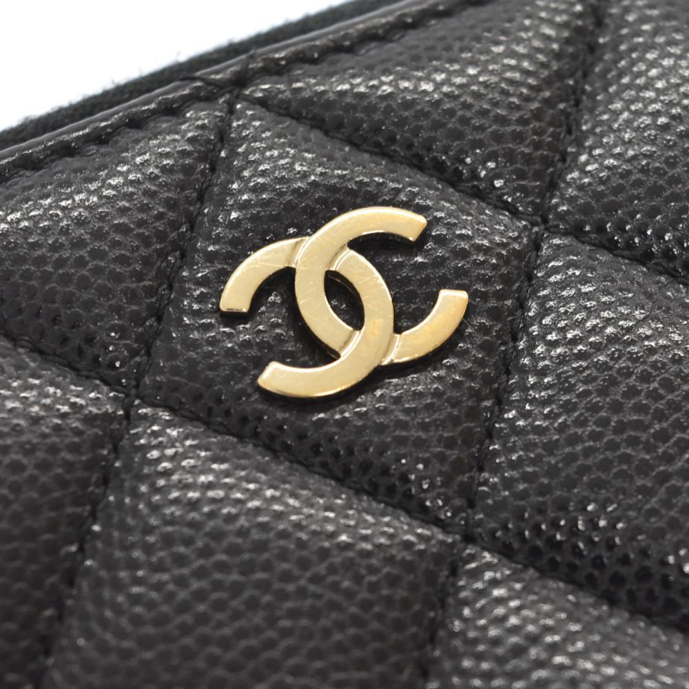 CHANEL シャネル クラシック ロングジップウォレット キャビアスキン