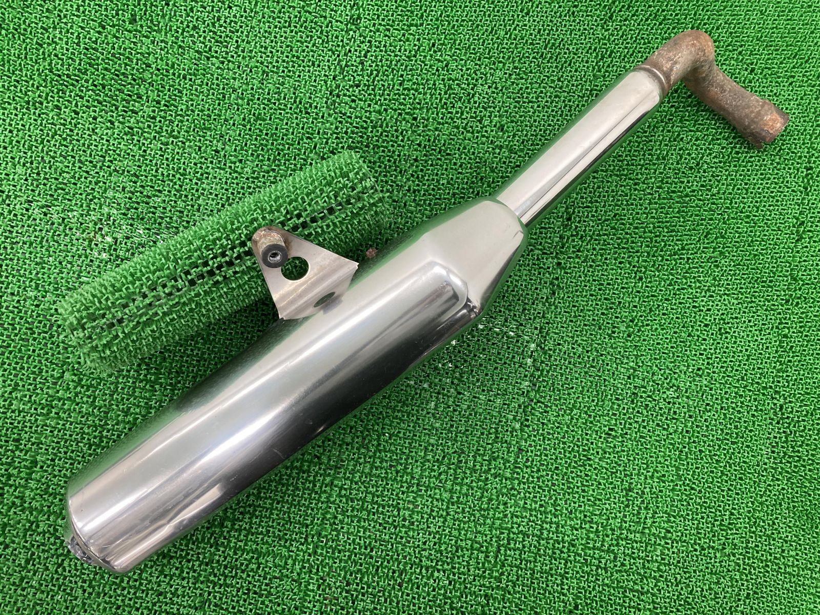 ホーネット250 サイレンサーマフラー KEA K1 ホンダ 純正 中古 バイク 部品 MC31 HORNET250 ヒートガード 修復素材に 車検 Genuine