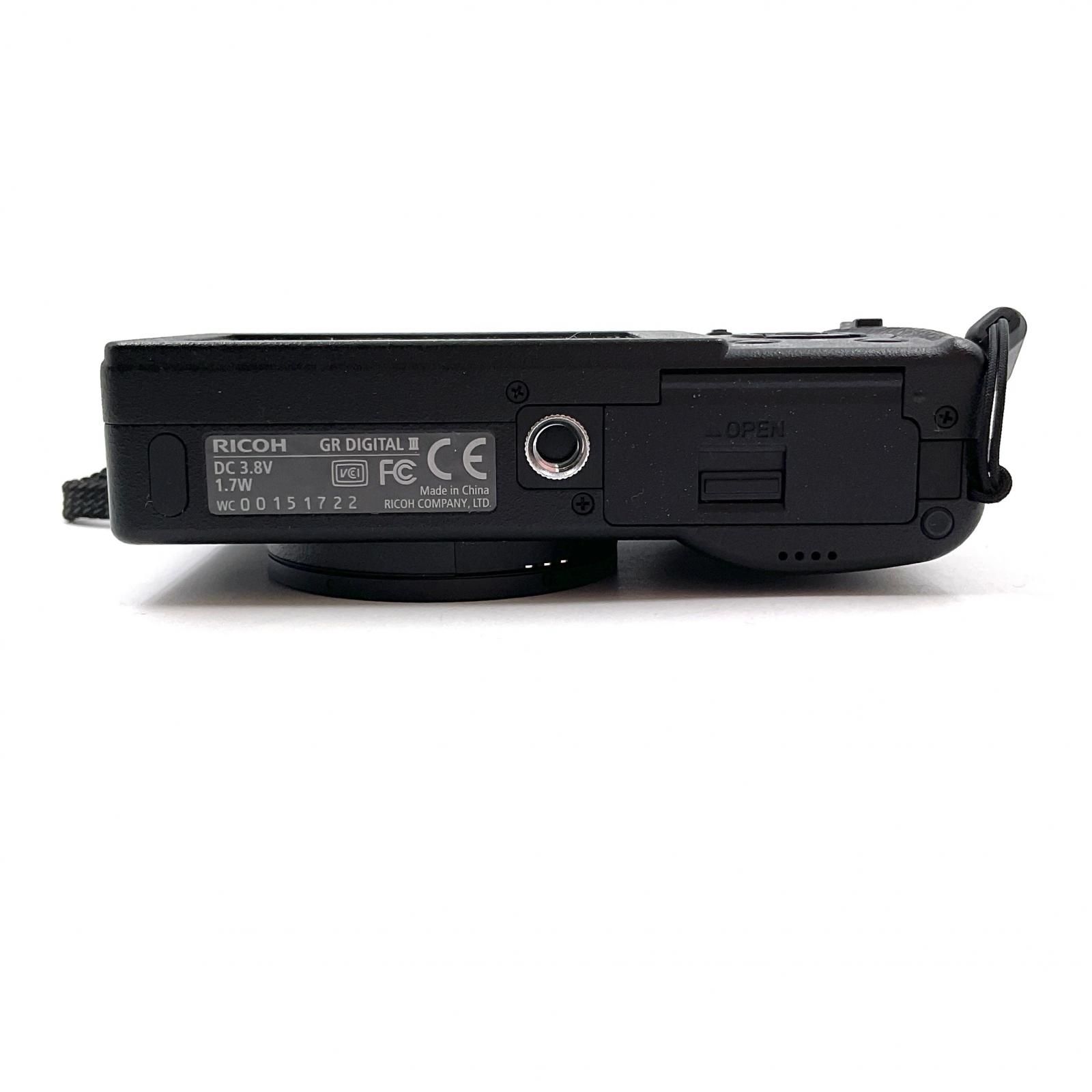 【完動品 美品】RICOH GR DIGITAL III 動作確認済 返金保証 リコー 【全額返金保証】【最速発送】RICOH コンパクトデジタルカメラ