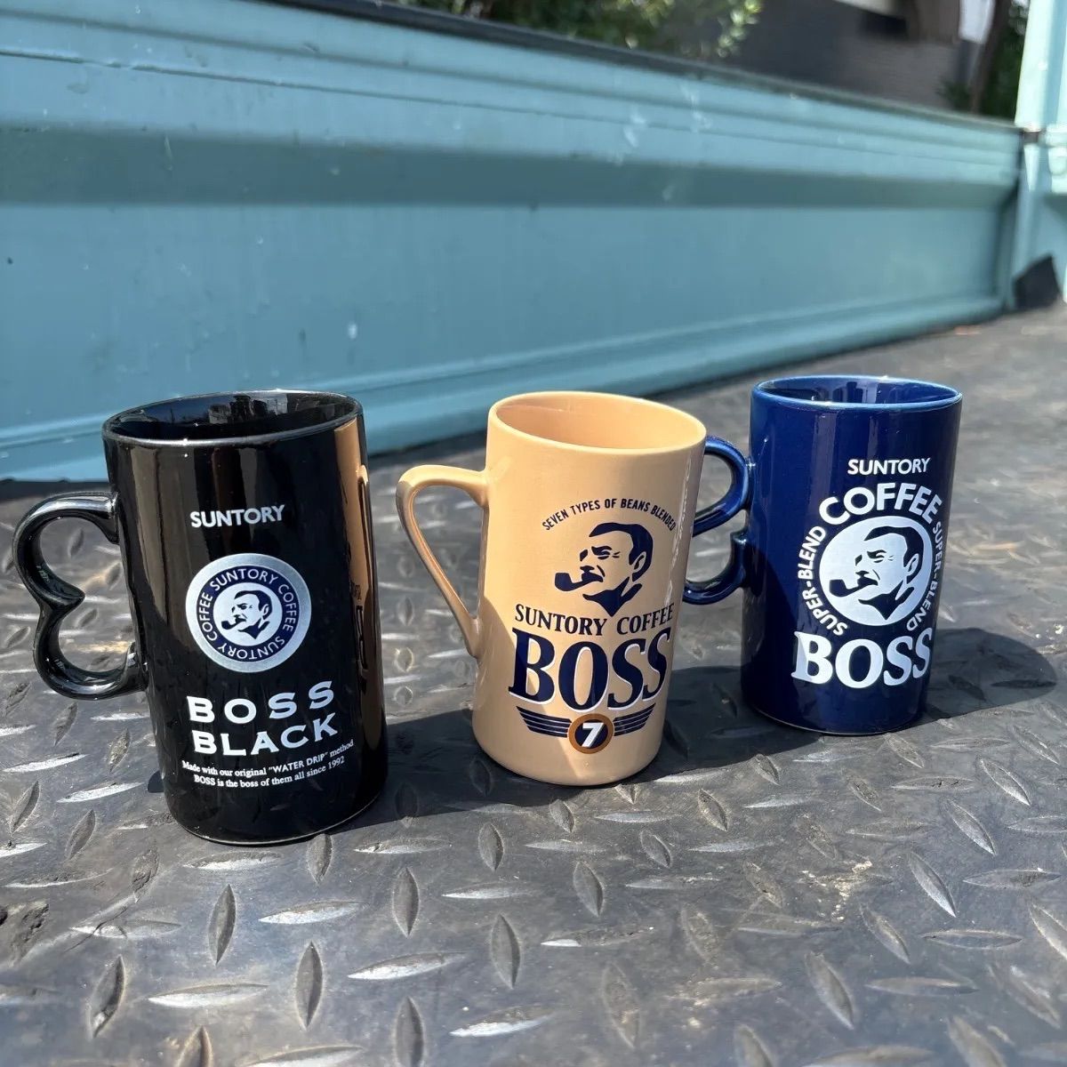 ☕️SUNTORY BOSS 非売品マグカップ 未使用 箱無し3個】ノベルティ