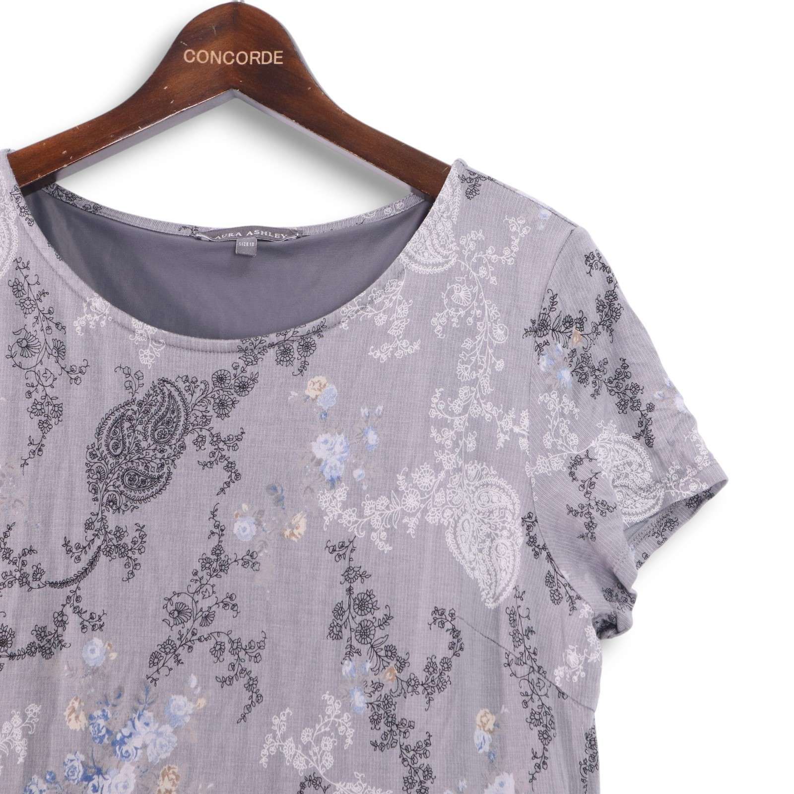LAURA ASHLEY ローラアシュレイ 春夏 花柄 フラワー 総柄☆ 半袖