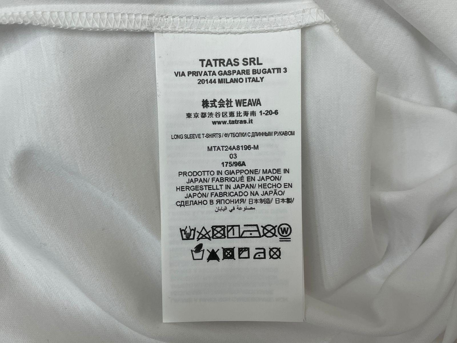 タトラス 長袖Tシャツ