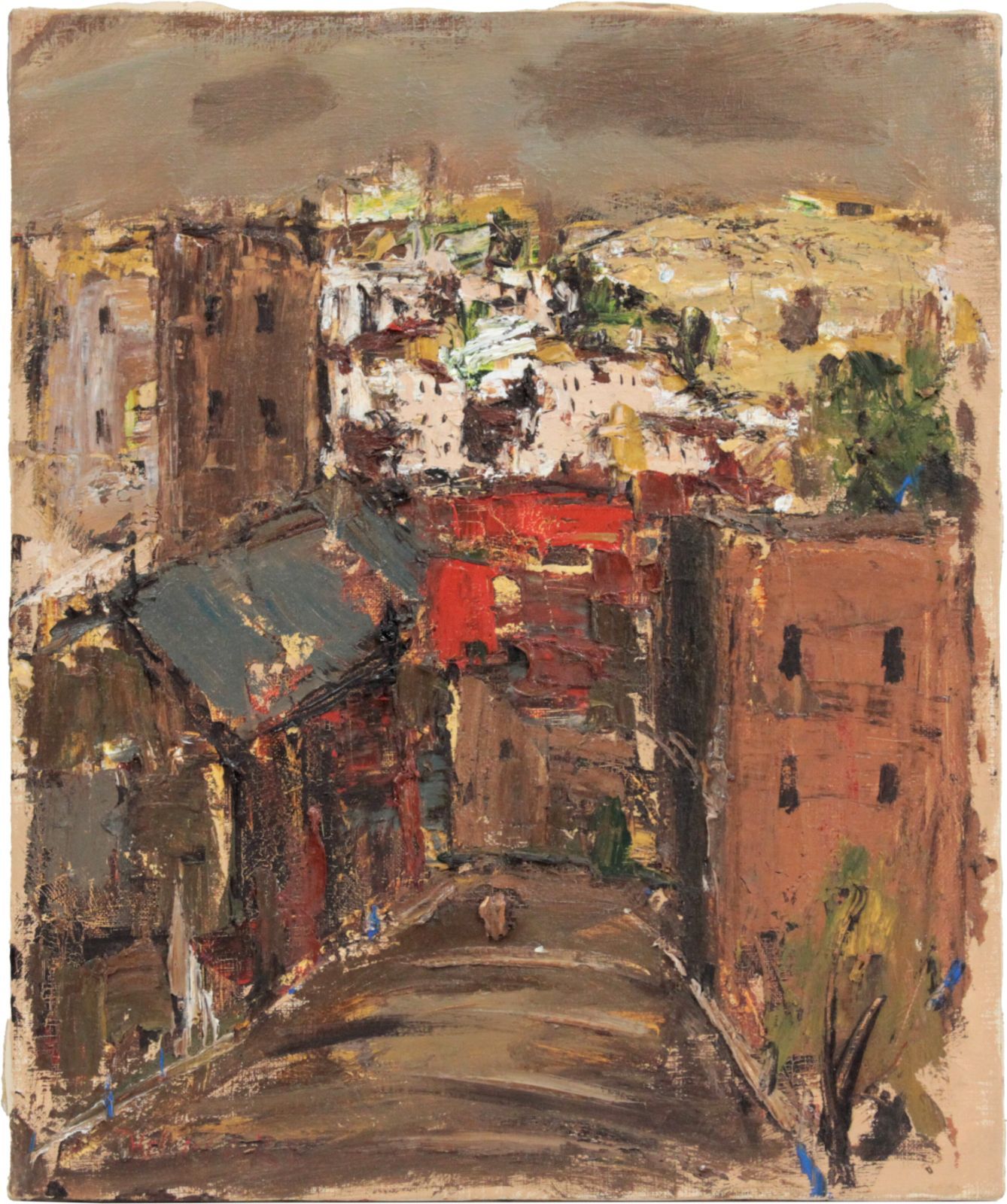 友成晴雄 油絵・油彩画『神戸風景』 絵画 友成晴雄 油絵・油彩画『神戸風景』 絵画 - メルカリ