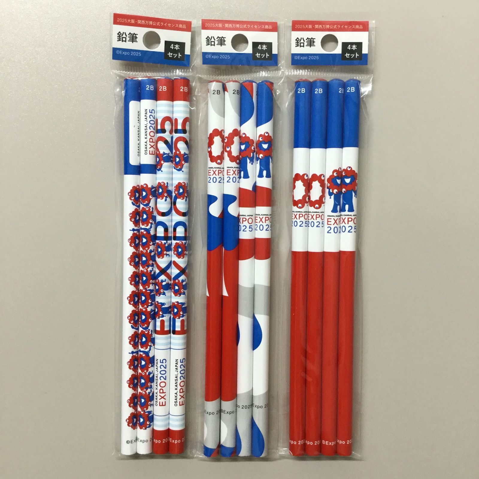 h122【新品・未使用品】大阪万博 EXPO2025 ミャクミャク 鉛筆4本セット