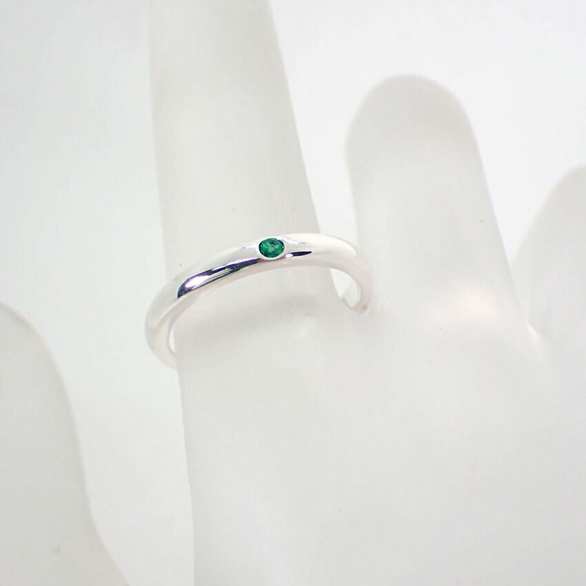 TIFFANY ティファニー スタッキングバンドリング　エメラルド Tiffany ティファニー リング スタッキングバンドリング