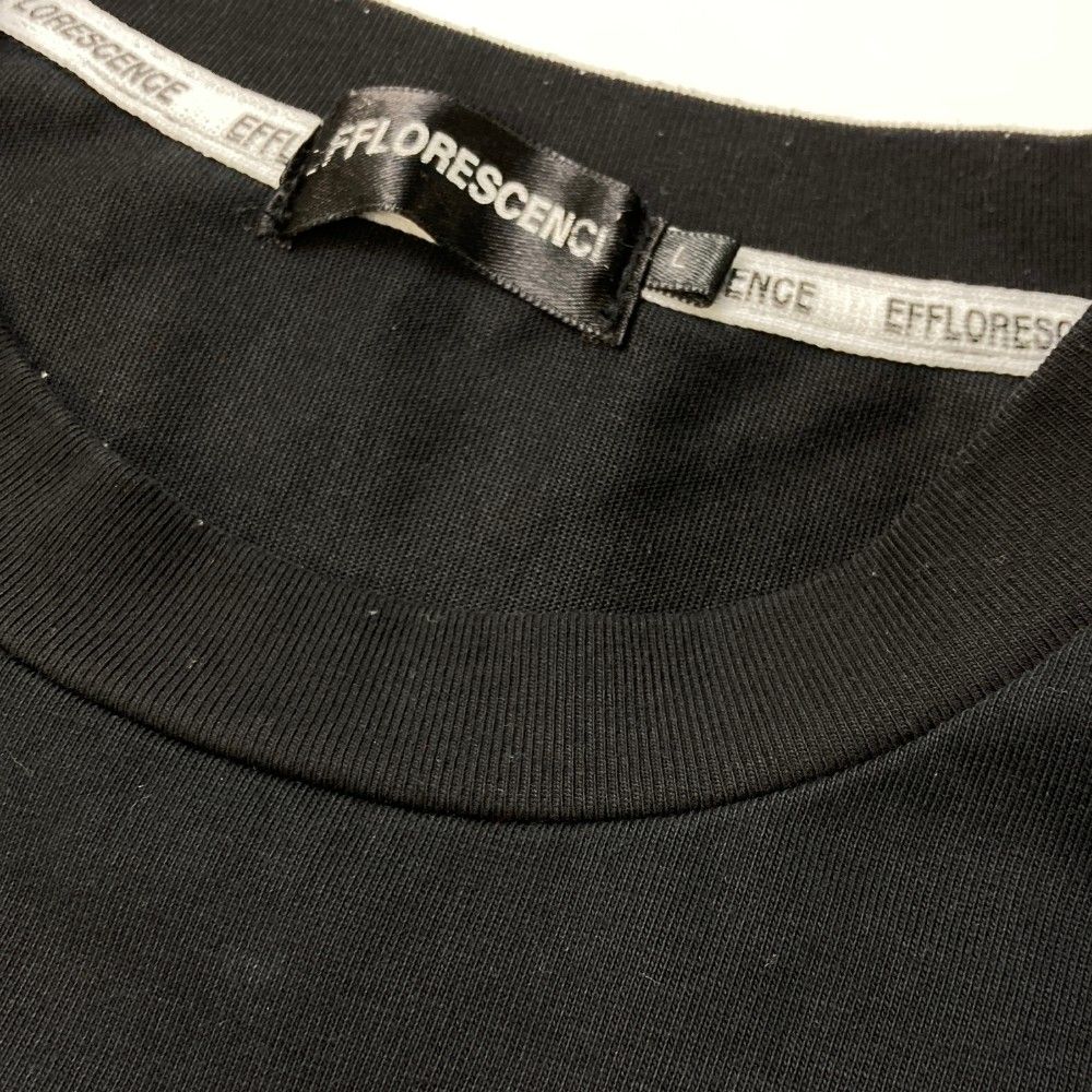 EFFLORESCENCE Tシャツ、パンツ Lサイズ ブラック　セットアップ EFFLORESCENCE Tシャツ、パンツ Lサイズ ブラックセットアップ