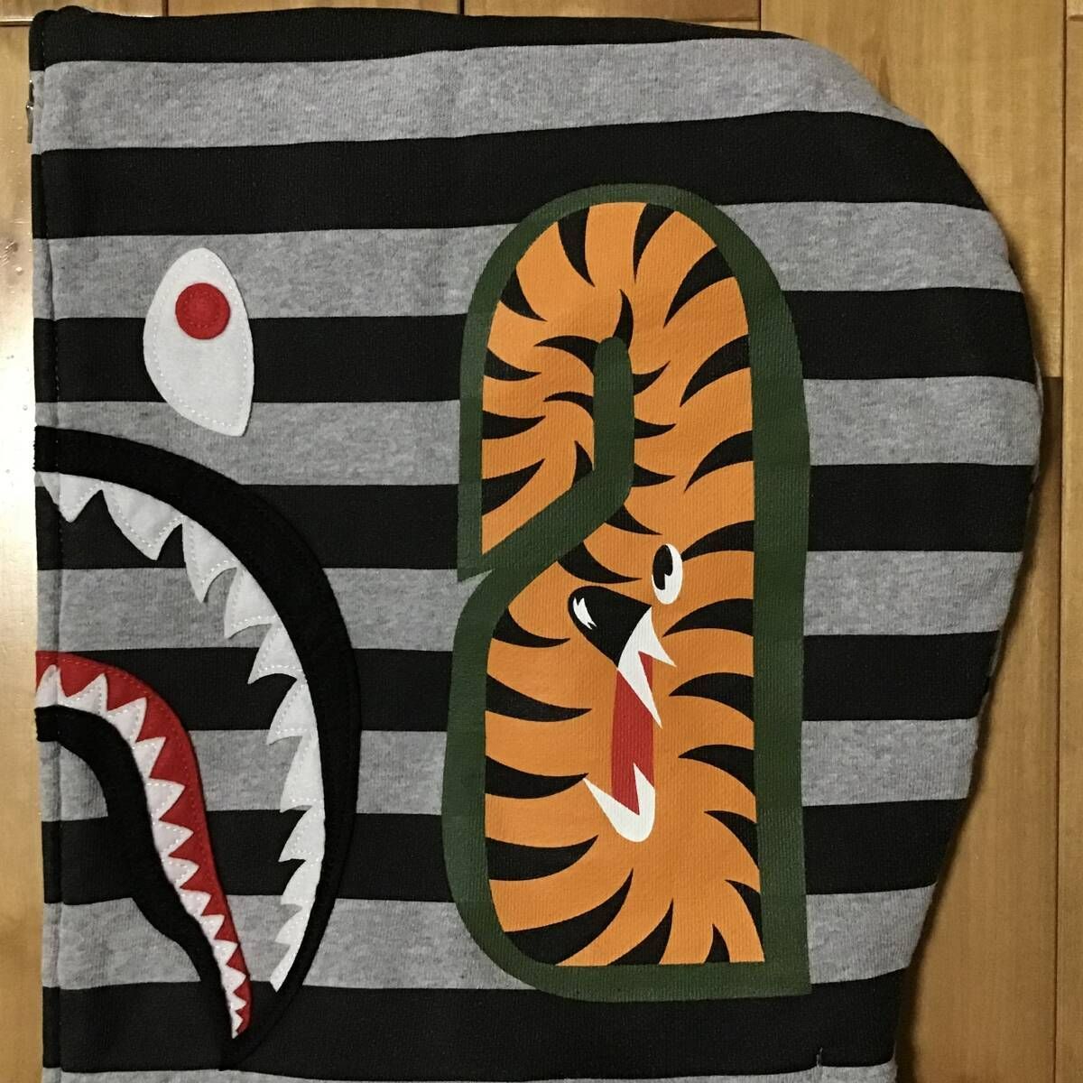 星条旗 シャーク パーカー Mサイズ American shark full zip hoodie a  