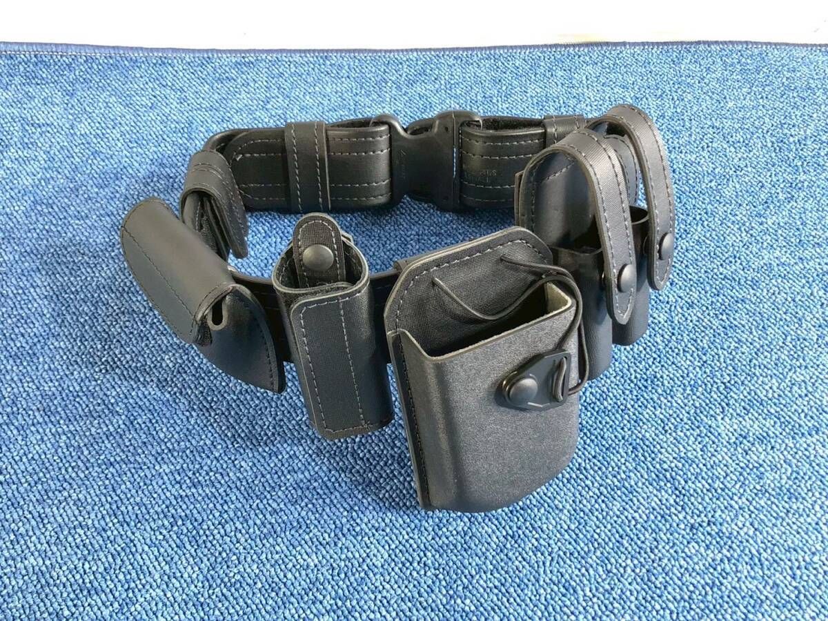 米軍放出品】未使用品 サファリランド ポリスベルト6点セット XS