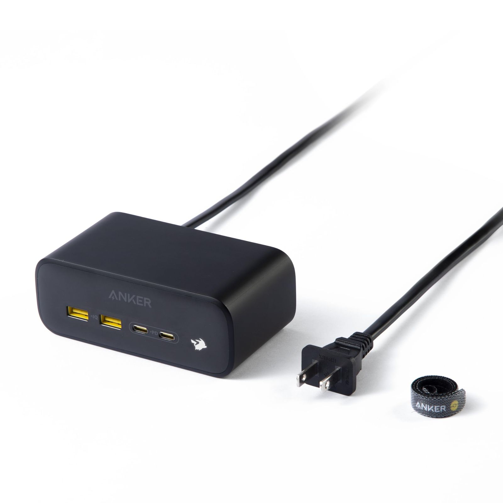 Anker USB付き電源タップ ピカチュウモデル USBタップ 電源タップ AC差込口 3口 USB-C 2ポート USB-A 2ポート 延長コード 1.5m