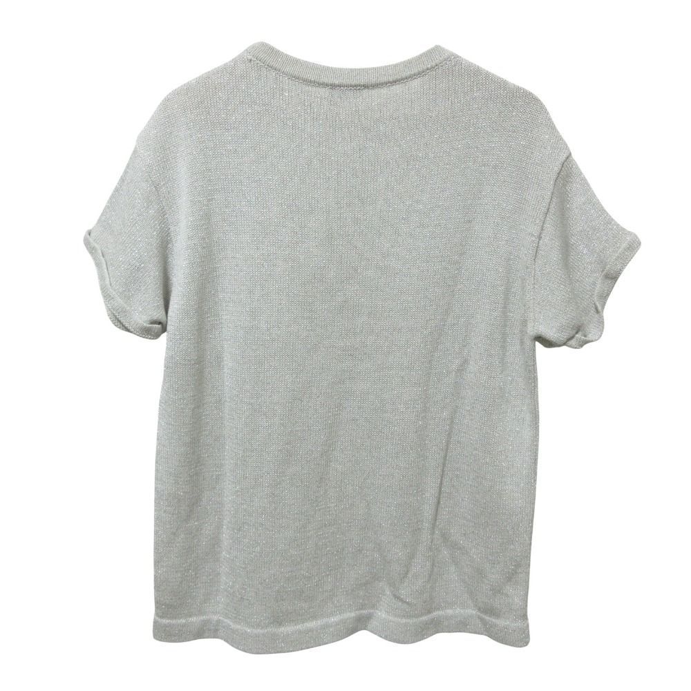 美品 Brunello Cucinelli ブルネロクチネリ ショートスリーブ ラメ  