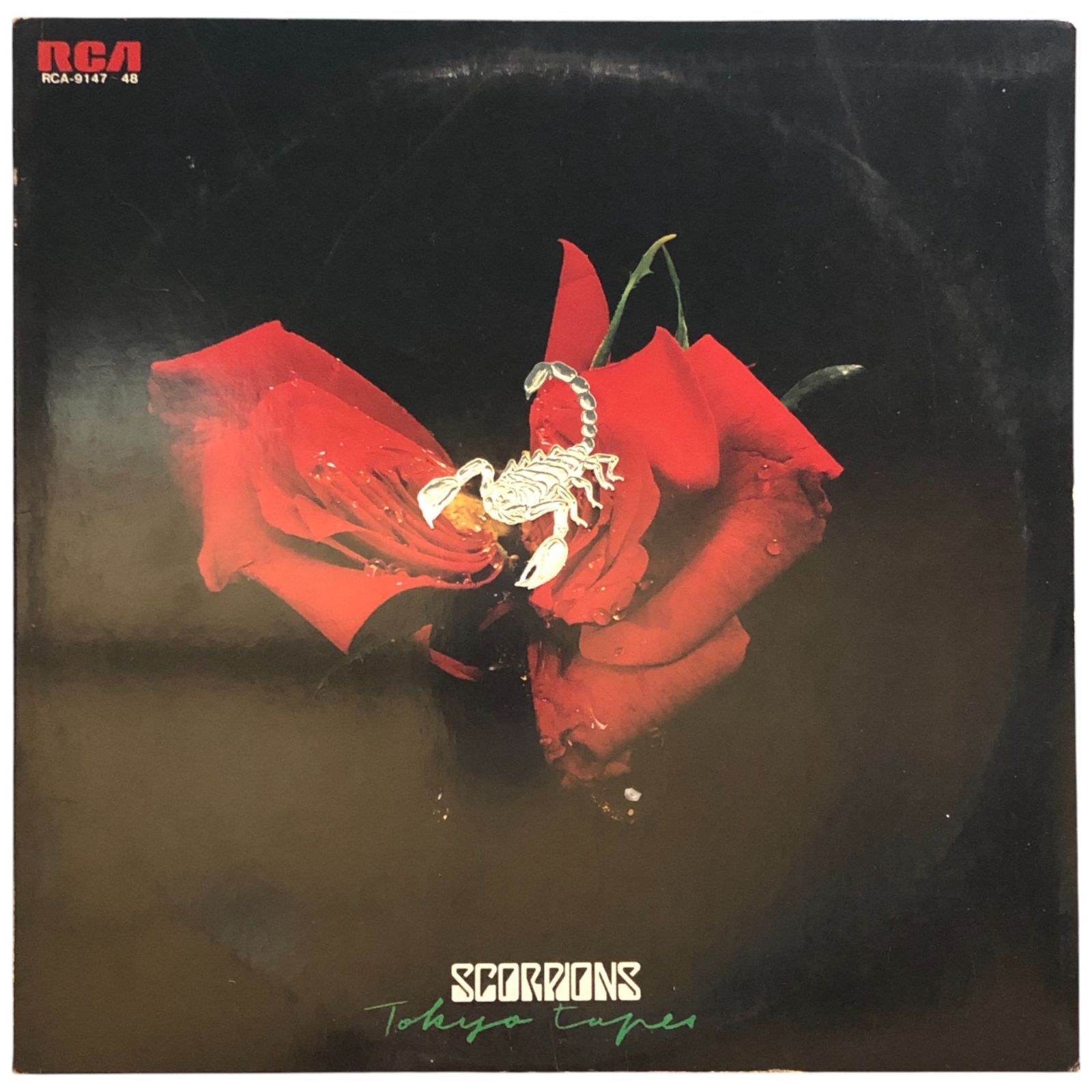 スコーピオンズ・ライブ 蠍団爆発 2枚組 LP レコード SCORPIONS