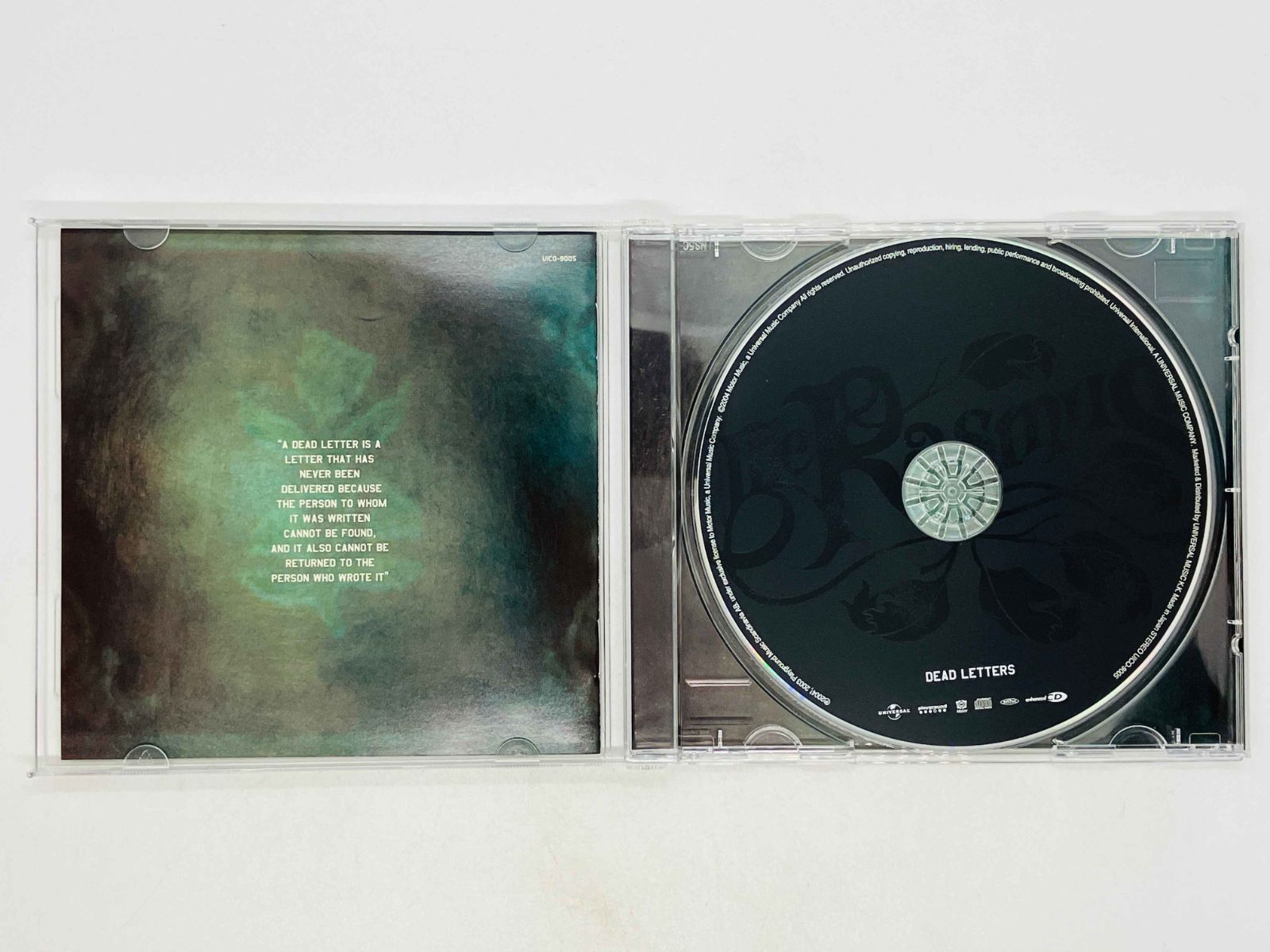 CD THE RASMUS / DEAD LETTERS / ザ・ラスマス / デッド