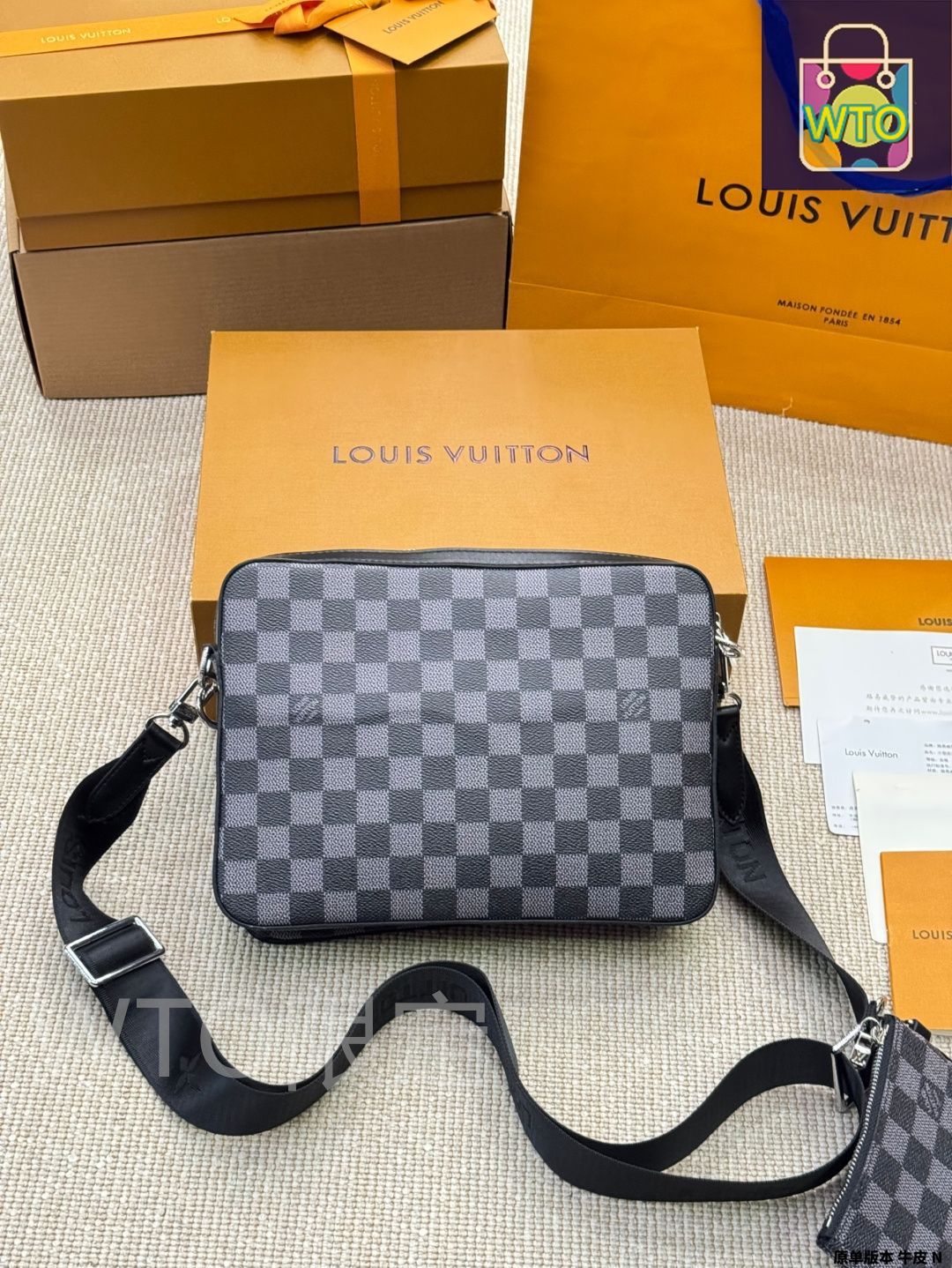 ★お洒落★【LOUIS VUITTON】サック・トリオ・メッセンジャー 今日特価】LV トリオ ブラックサムライ 3 ピース メッセンジャー