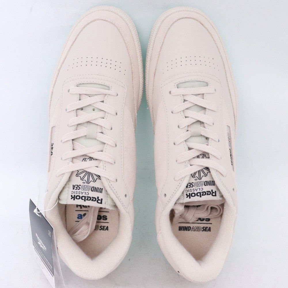 Reebok × WIND AND SEA / ローカットスニーカー/28cm/BEG/RB00031// 未使用 28cm REEBOK × WIND AND SEA × ATMOS C 85 コラボ スニーカー