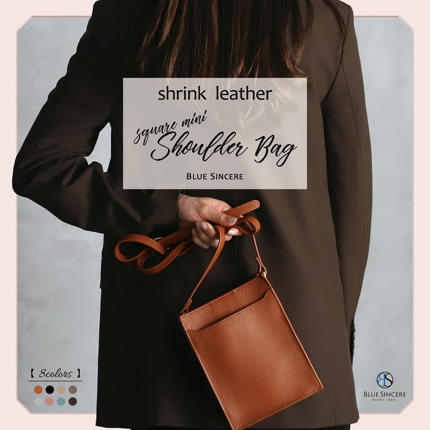 BLUE SINCERE ブルーシンシア スマホポーチ 本革 斜めがけ 縦型 鞄 スマホポシェット バック レディース 軽量 ミニ スマホショルダー バッグ|Mila-ミラ MP1