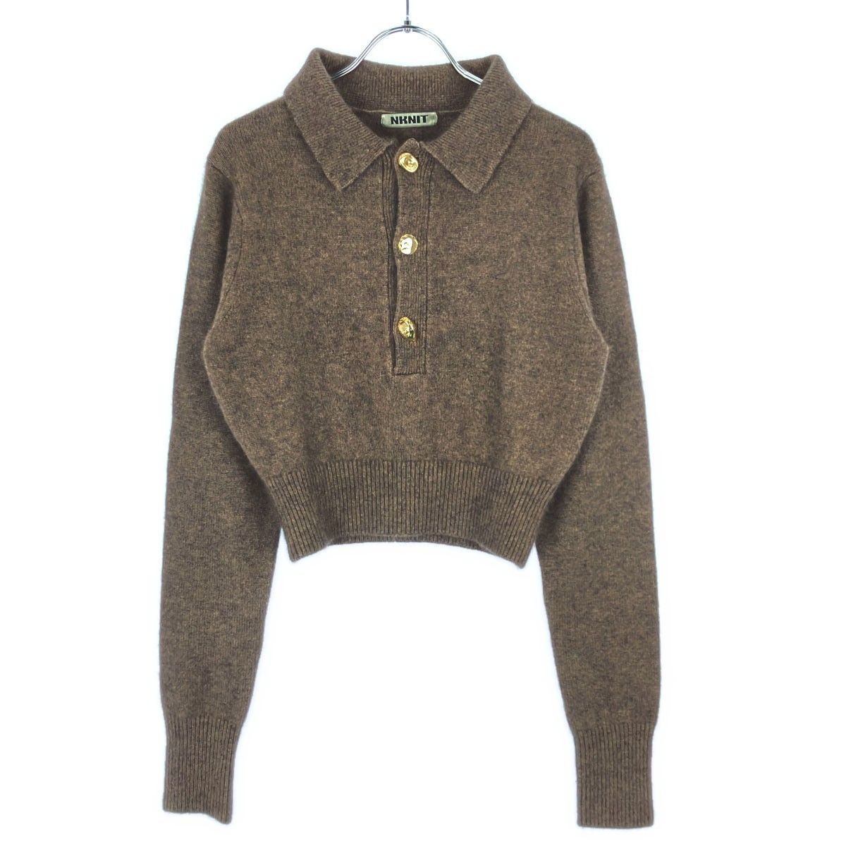 NKNIT ンニット raccoon mix skipper KNIT ラクーン NKNIT ンニット