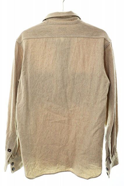 アットラスト AT LAST＆CO WOOL HALF ZIP PULLOVER SHIRT SIZE
