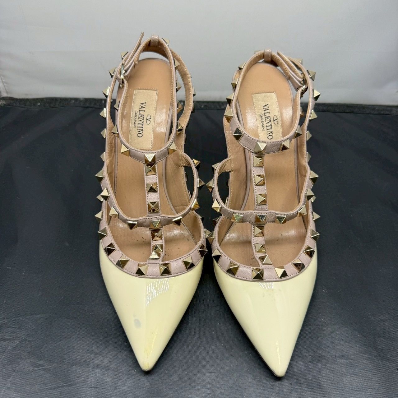 ヴァレンティノ 靴 ヒールパンプス ベージュ