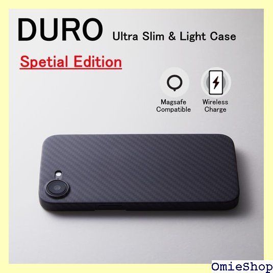 Deff ディーフ iPhone16用 アラミド繊維 薄型 耐衝撃 超軽量 カーボン風 調 ケース Spetial Edition 6.1inch 16e 2103