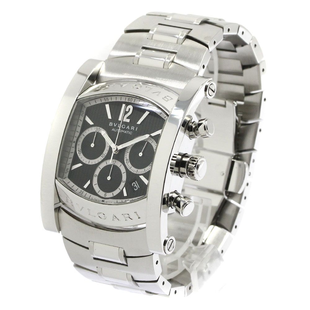 ブルガリ BVLGARI AA48SCH アショーマ クロノグラフ デイト 自動巻き