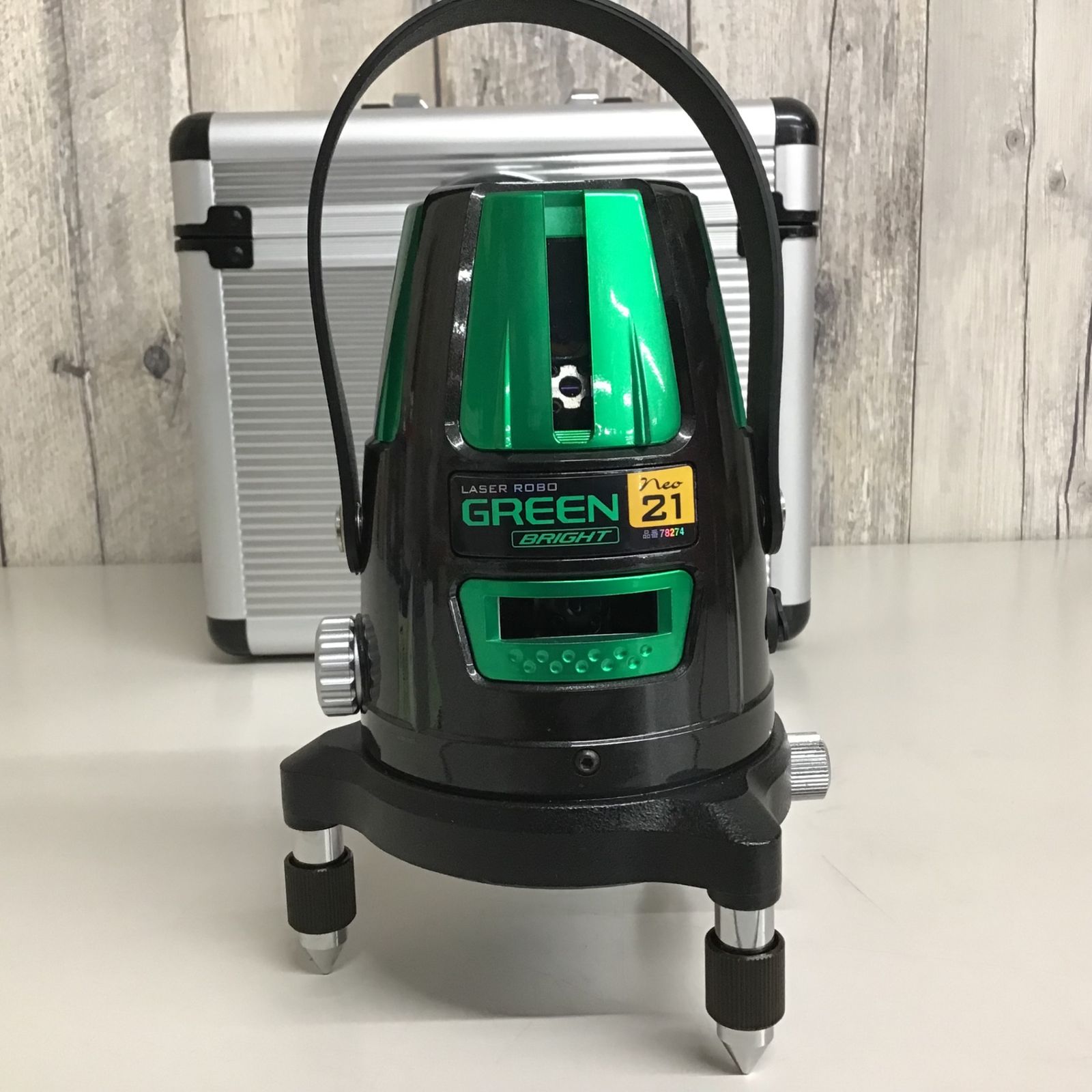 未使用品】☆シンワ測定 グリーンレーザー墨出し器 Neo21 BRIGHT No 