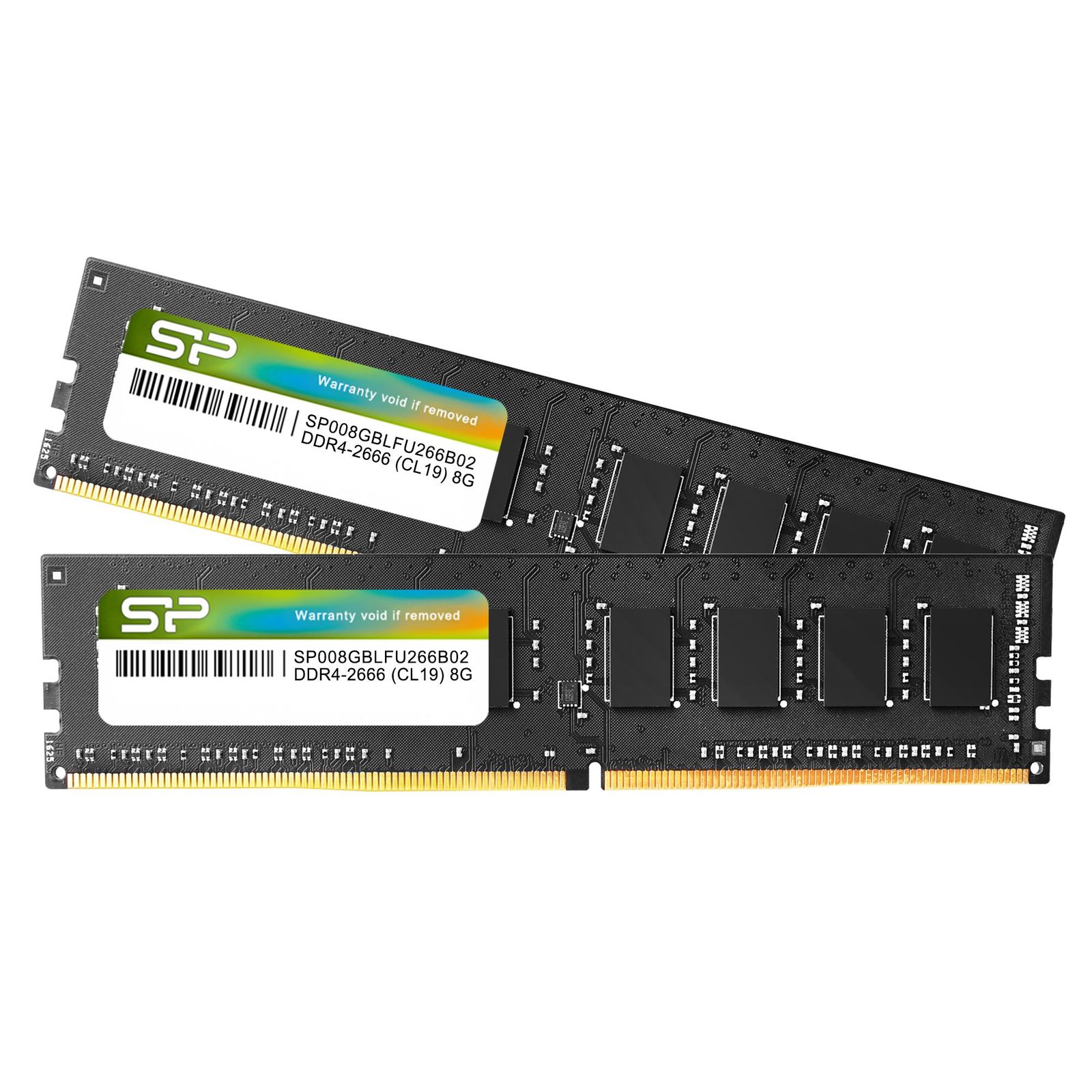 迅速発送 シリコンパワー デスクトップPC用 メモリ DDR4 2666 PC4-21300 8GB x 2枚 16GB 288Pin 1.2V CL19 SP016GBLFU266B22