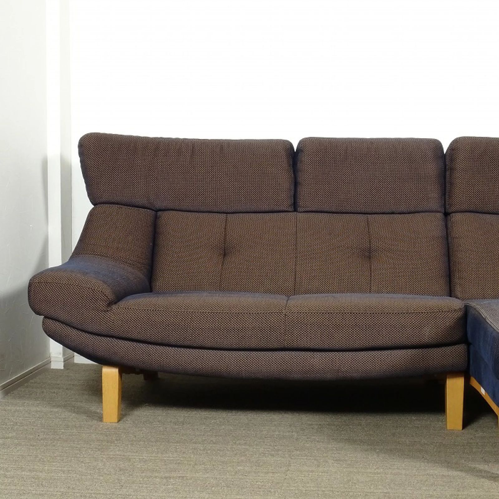 ◾︎SELUNO◾︎ 展示 karimoku カリモク家具 カウチソファ UU4618 UU4649 | ファブリック 52万 v756