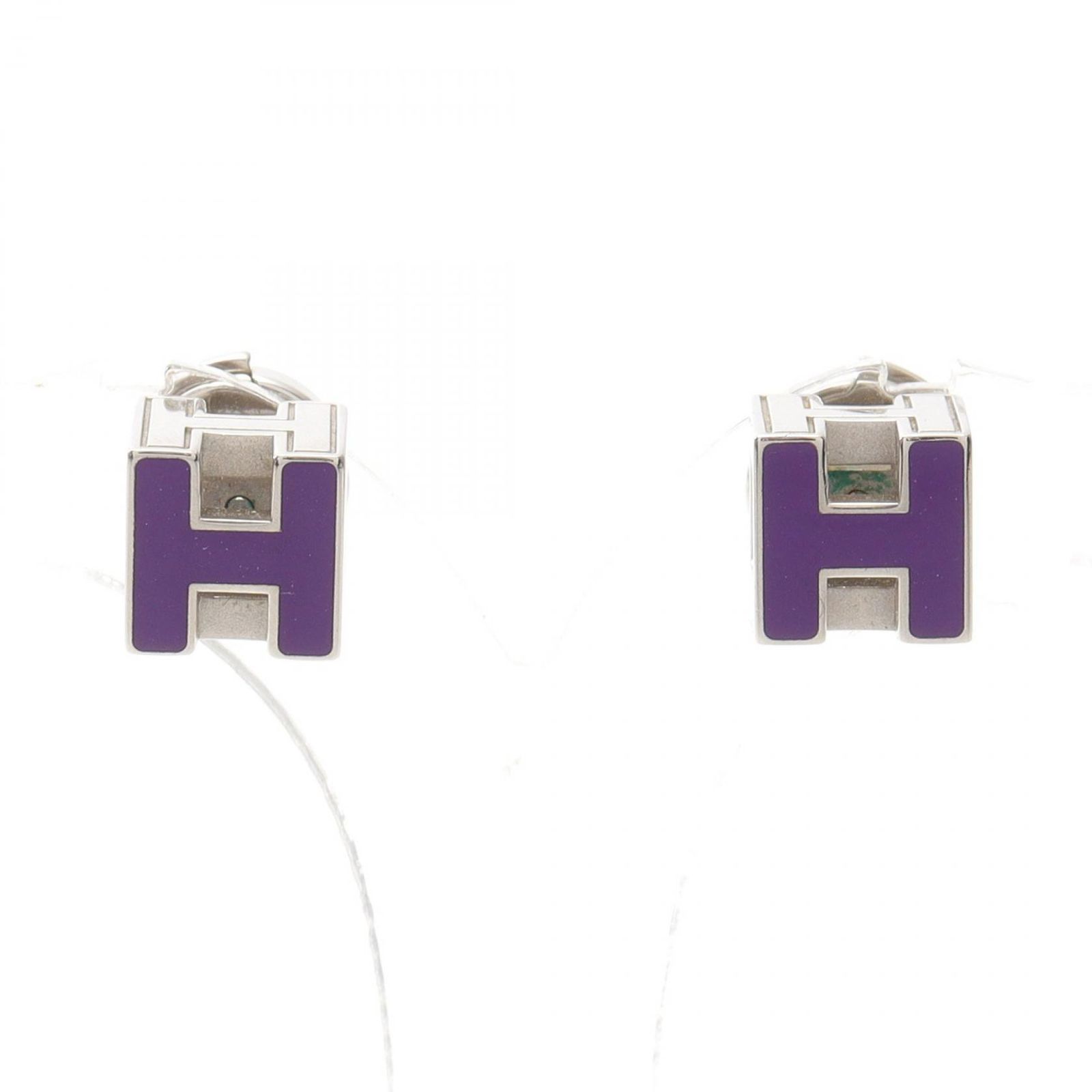 エルメス　Hキューブピアス　片耳 楽天市場】【送料無料】【中古】 HERMES エルメス ピアス H