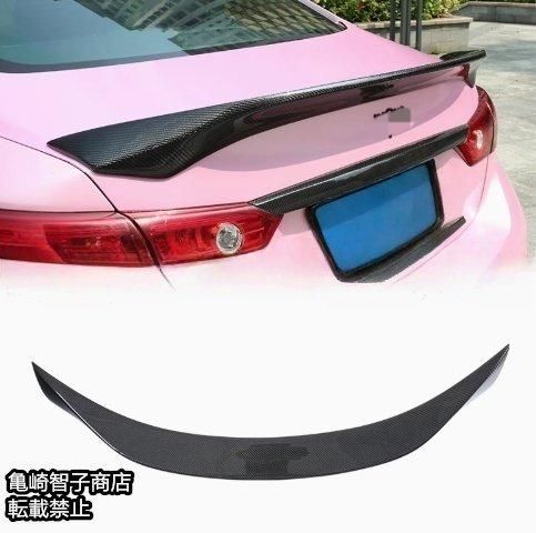 インフィニティV37 Q50 用カーボンファイバー製リアウイング リアスポイラー