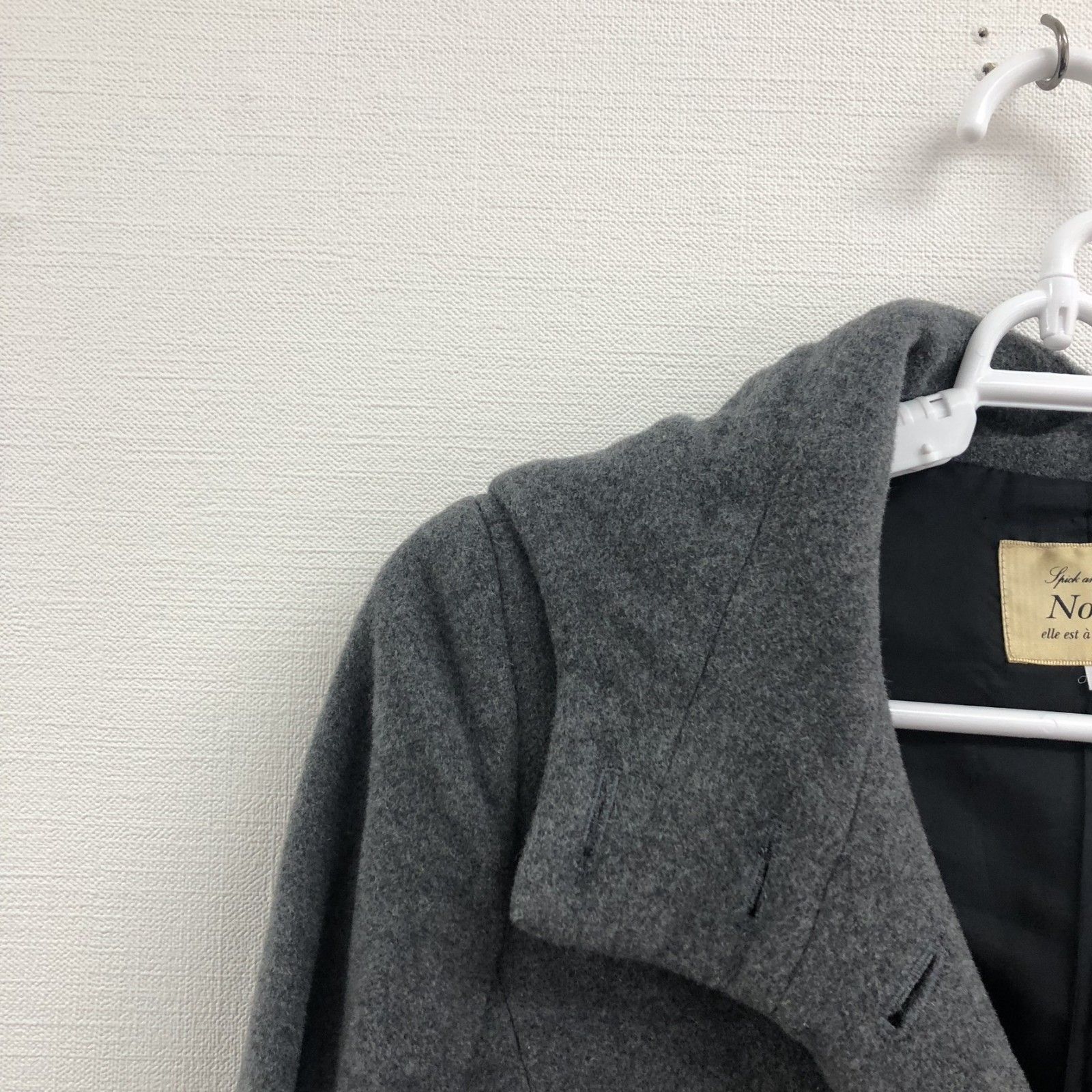 Noble】ノーブル ピーコート コート アウター フーデッドコート 36  