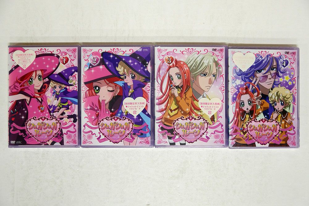 人気ブランド 海外通販 - 国内入手困難 1~4 シュガシュガルーン DVD、未開封 /4枚セット一 安い 番 アニメ