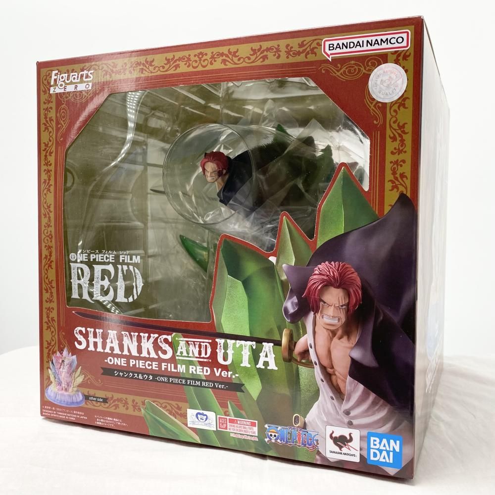未開封 バンダイ ワンピース Figuarts ZERO フィギュアーツゼロ 超激戦 EXTRA BATTLE シャンクス-ウタ ONE PIECE FILM RED Ver. 17
