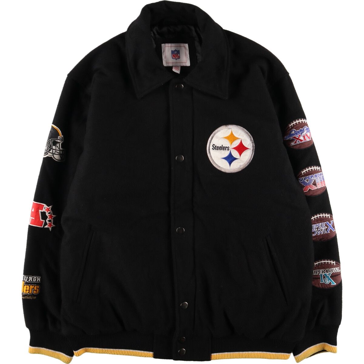 古着 NFL PITTSBURGH STEELERS ピッツバーグスティーラーズ 襟付き