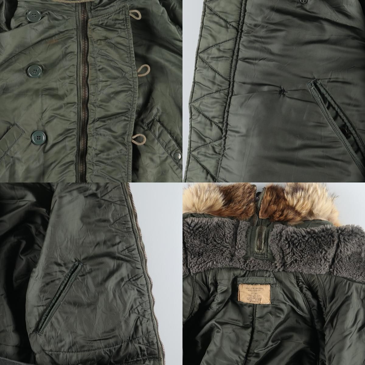 古*ド様 N2B 実物 69年会計 largeサイズ 古着 69年納品 米軍実品 N-2B ミリタリー フライトジャケット