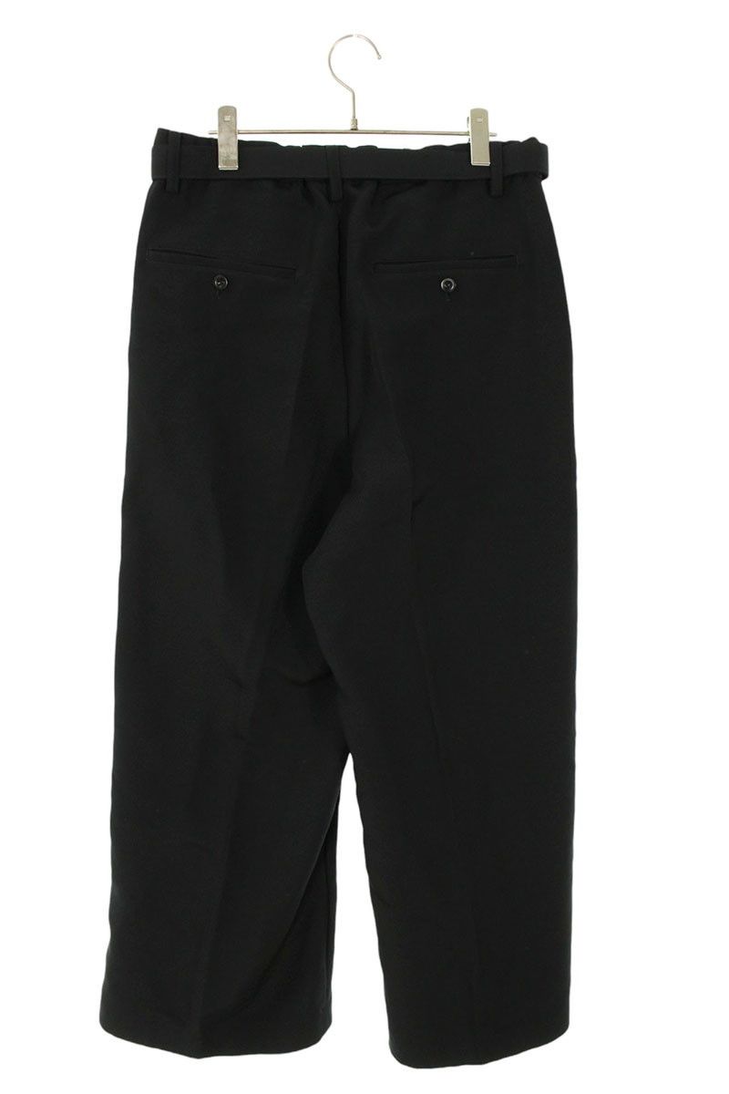 サカイ 25SS 25-03639M Matelasse Twill Pants ベルト付きセンター