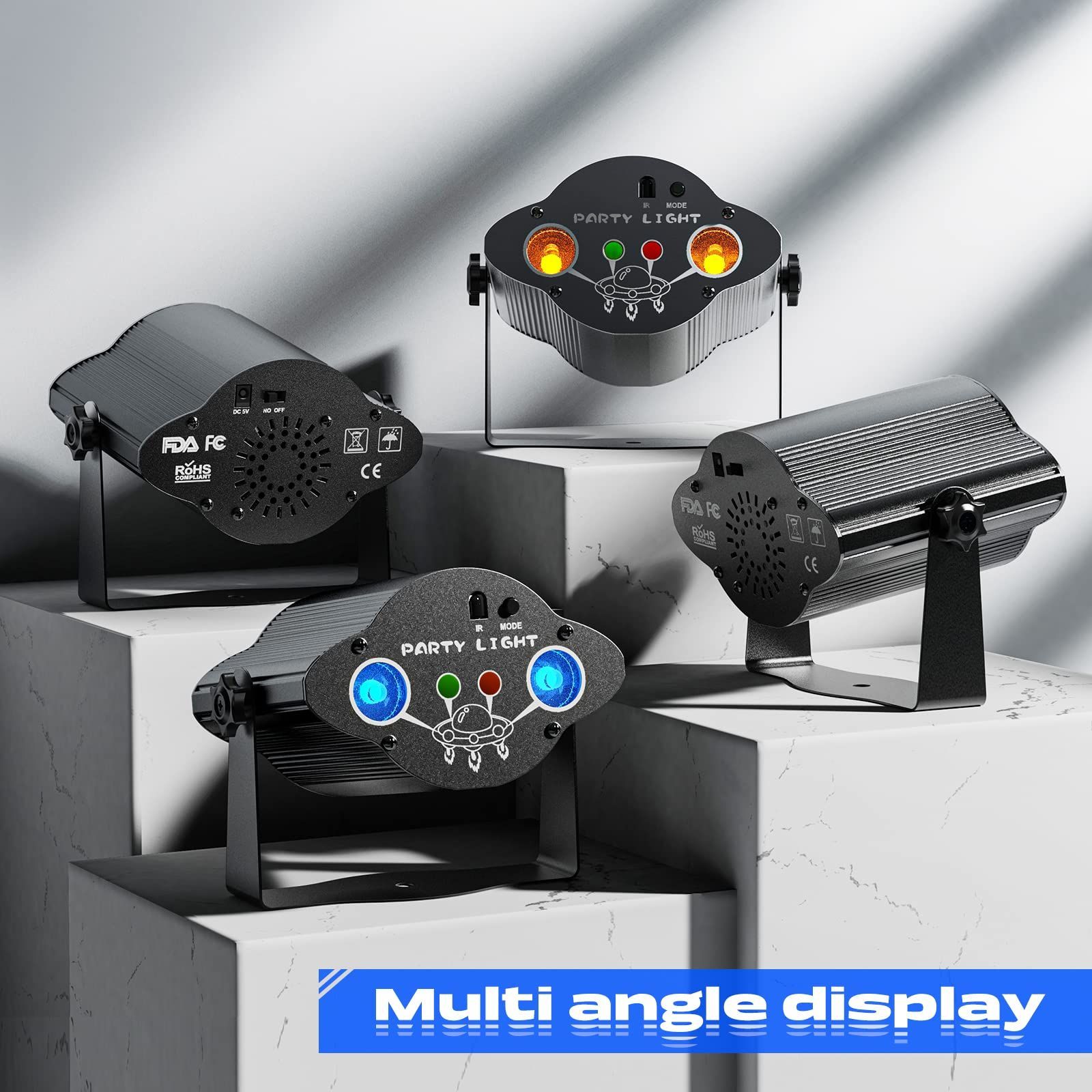 特価セール】ディスコライト 3-in-1 RGB(赤・緑・青) レーザー