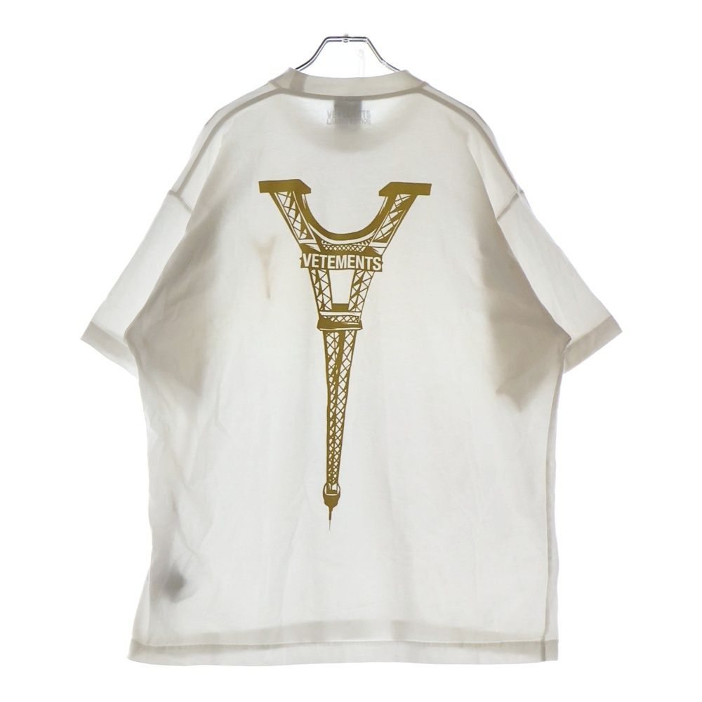 VETEMENTS (ヴェトモン) 22AW EIFFEL TOWER LOGO T-SHIRT エッフェル塔  